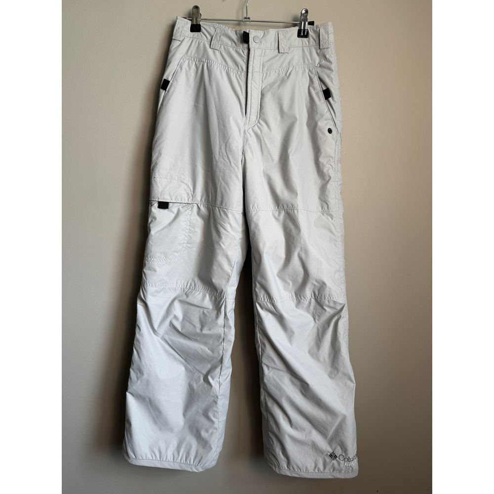 Columbia Kids Gray Snow Pants 14/16 Gorpcore Winter Ski Outdoor Utility